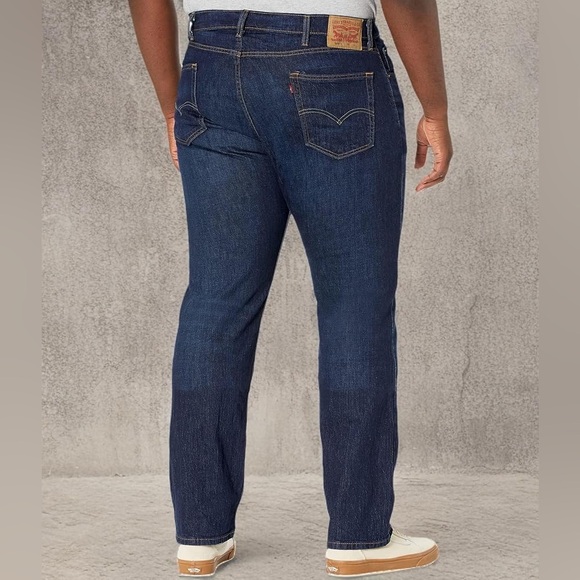Levi's Men's 505 Regular Fit Jeans Sz 34w32L - Picture 4 of 10